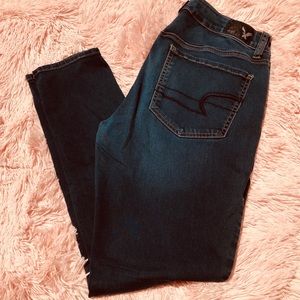 American Eagle dark wash jeggings